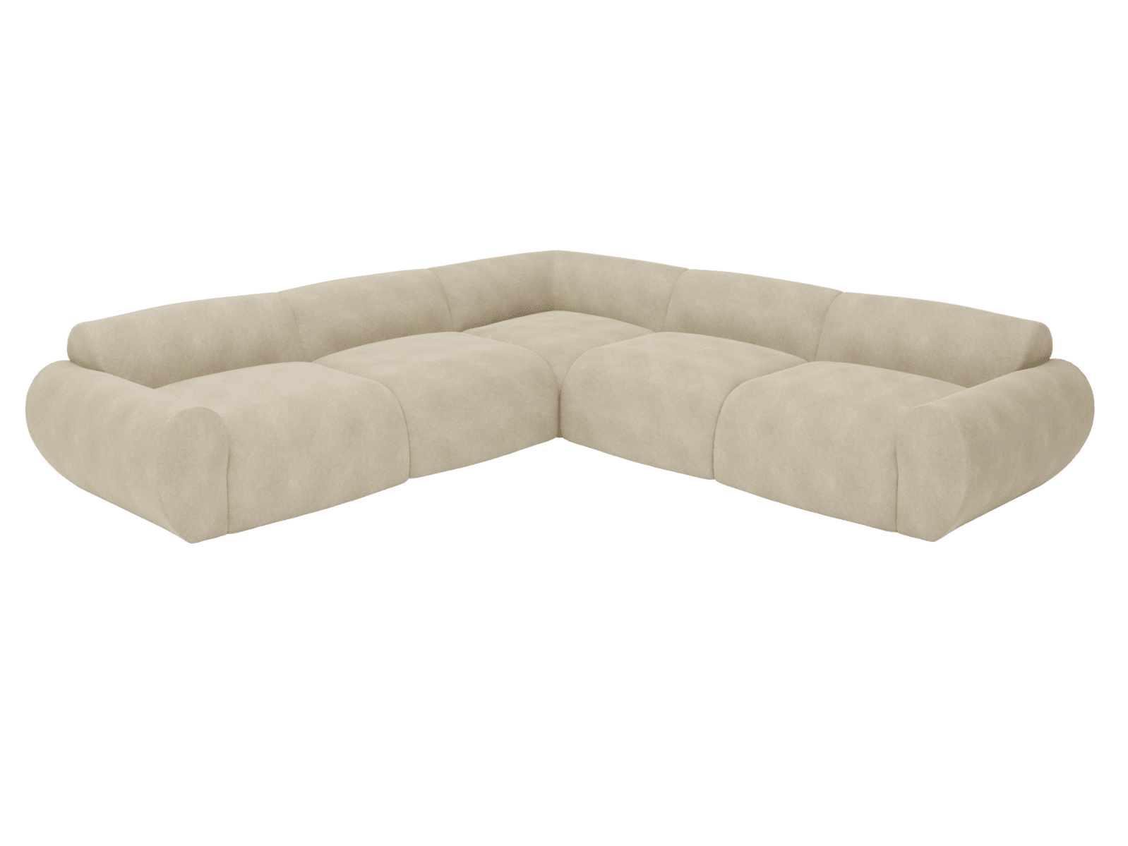 Malmo Avon Taupe Corner Sofa - 5 Seater color Avon Taupe