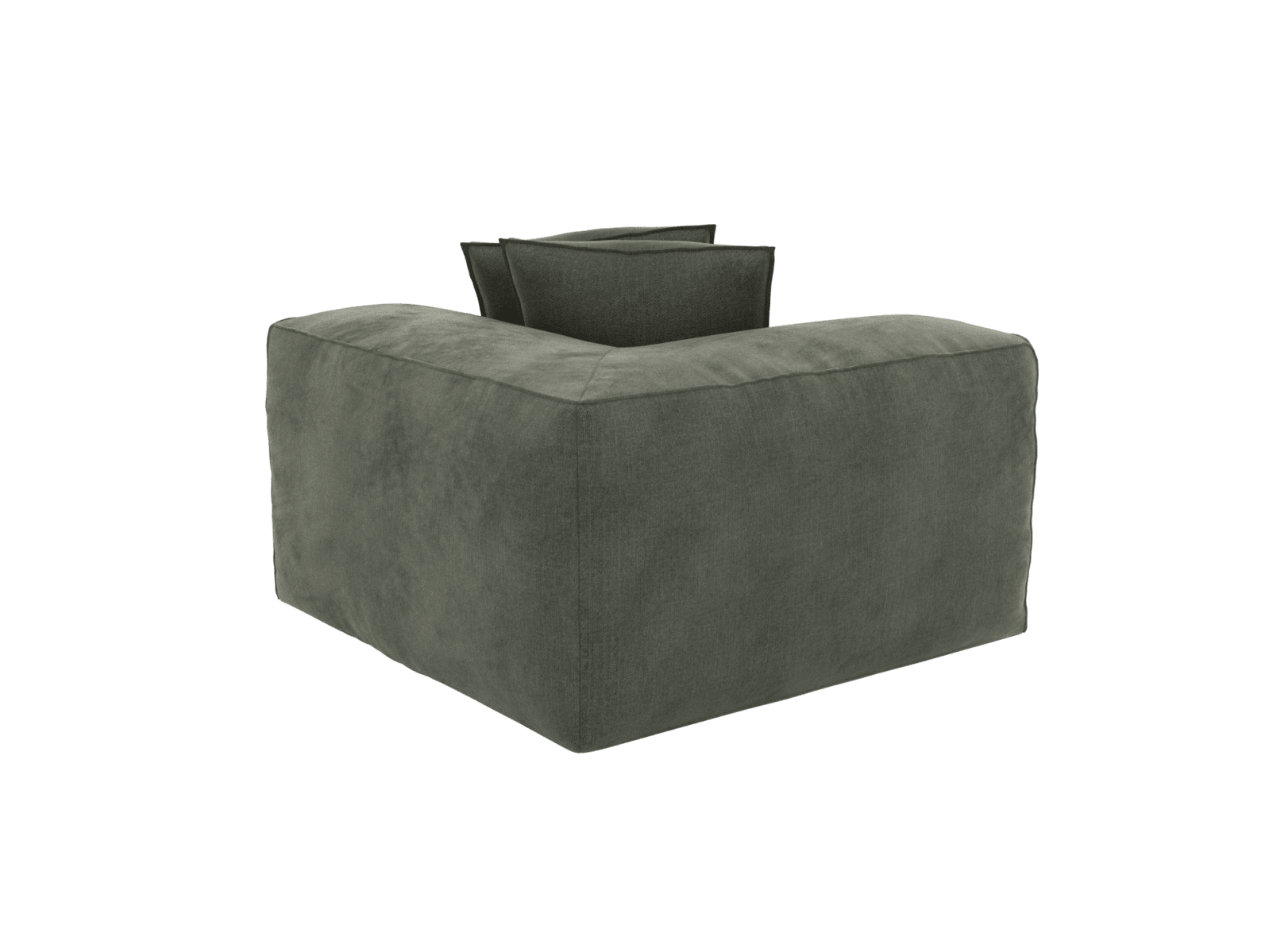 Riley Tribute Dark Jade Corner Sofa Module color Tribute Dark Jade
