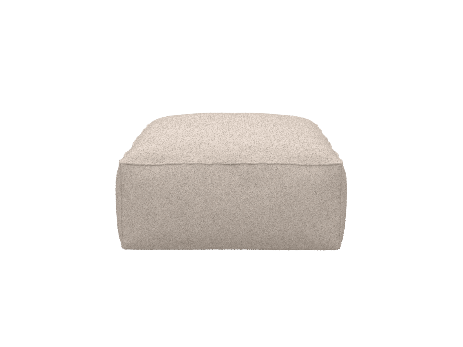 Riley Boucle Pumice Big Ottoman color Boucle Pumice