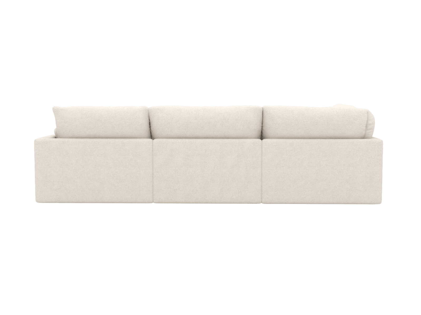 Willow Noa Fog Corner Sofa - 4 Seater LAF Terminal color Noa Fog