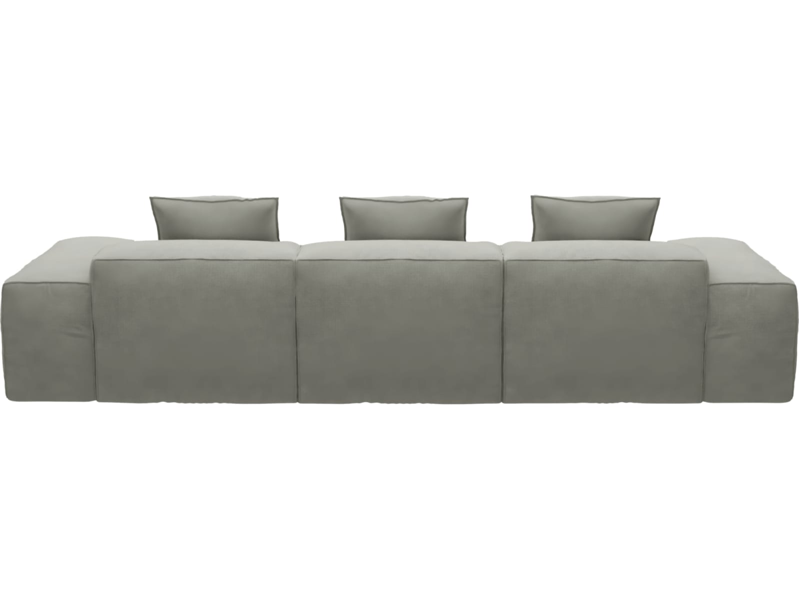 Riley Toorak Pebble Modular Sofa - 3 Seater color Toorak Pebble