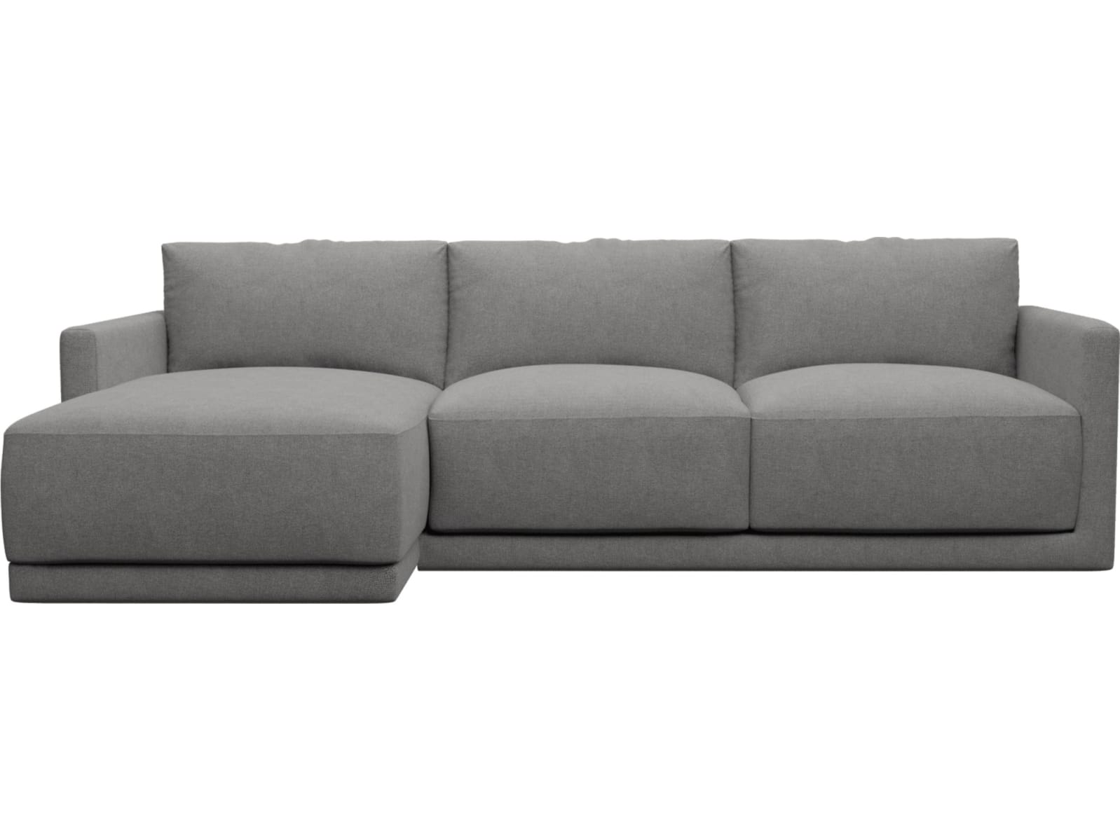 Haven Apt California Slate Chaise Sofa color California Slate