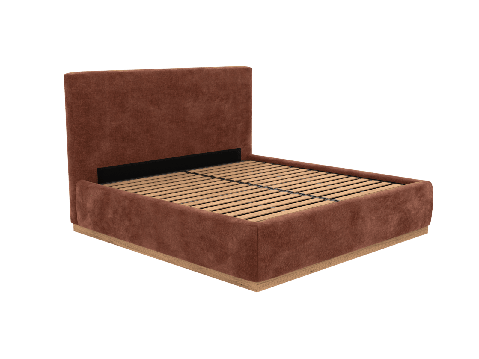 Haven Gas Lift Bed Muse Rust King color Muse Rust