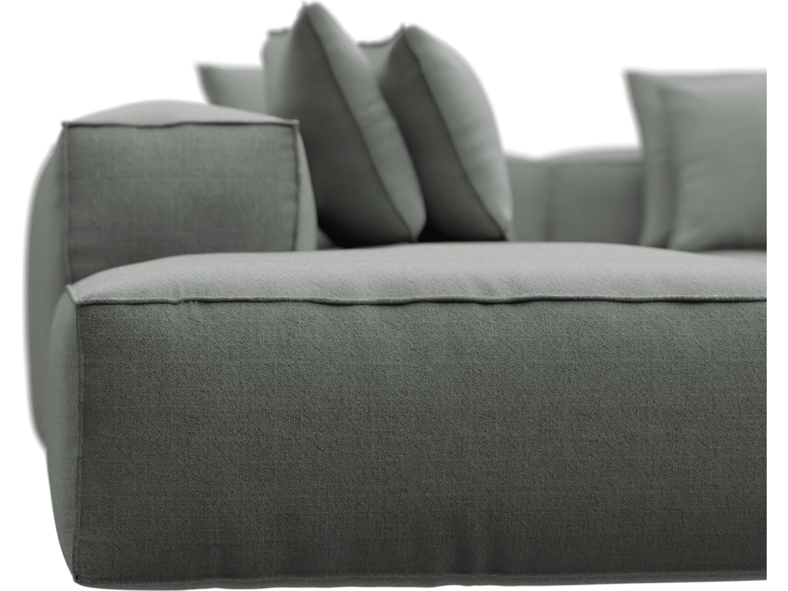 Riley Tribute Storm Modular Sofa - Arm, 2x Armless, Corner, Left Terminal color Tribute Storm