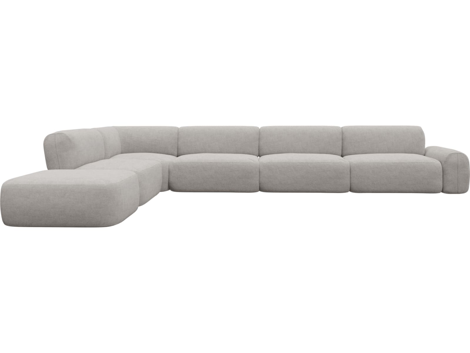 Beckett Avon Mineral Modular Sofa - 7 Piece color Avon Mineral