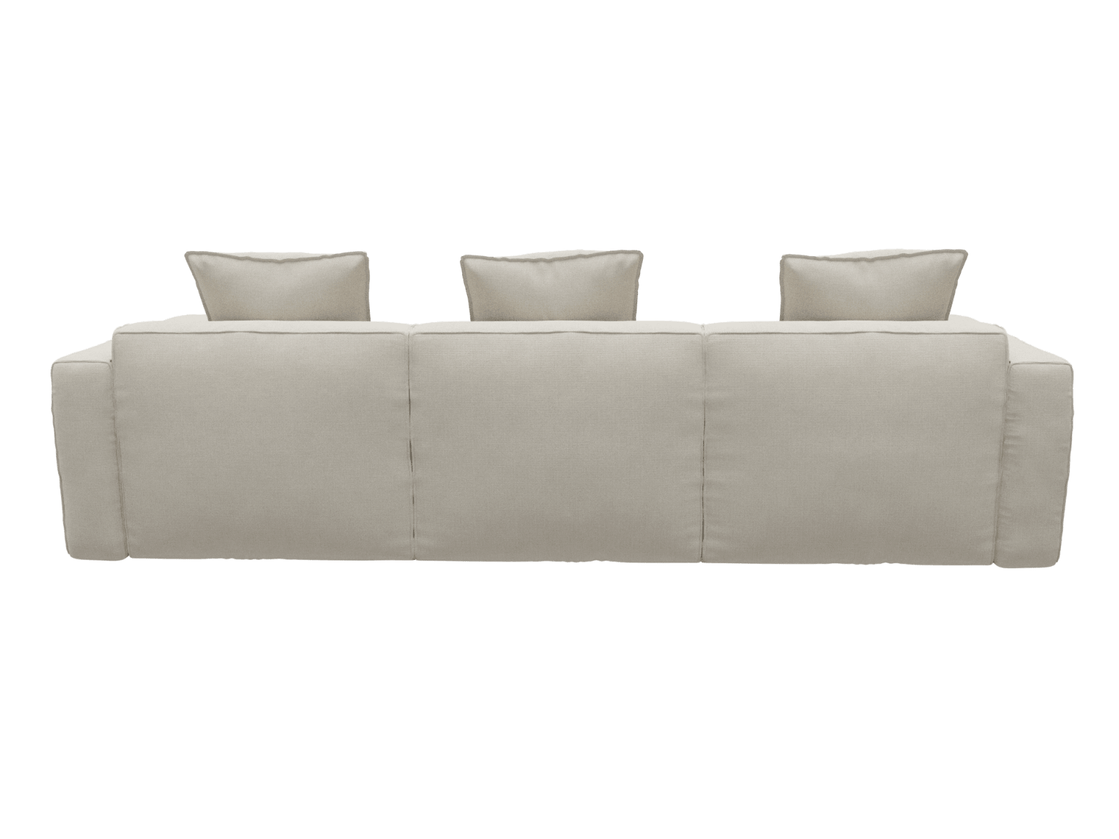 Riley Apt Toorak Pearl Sofa - 3 Seater Chaise color Toorak Pearl