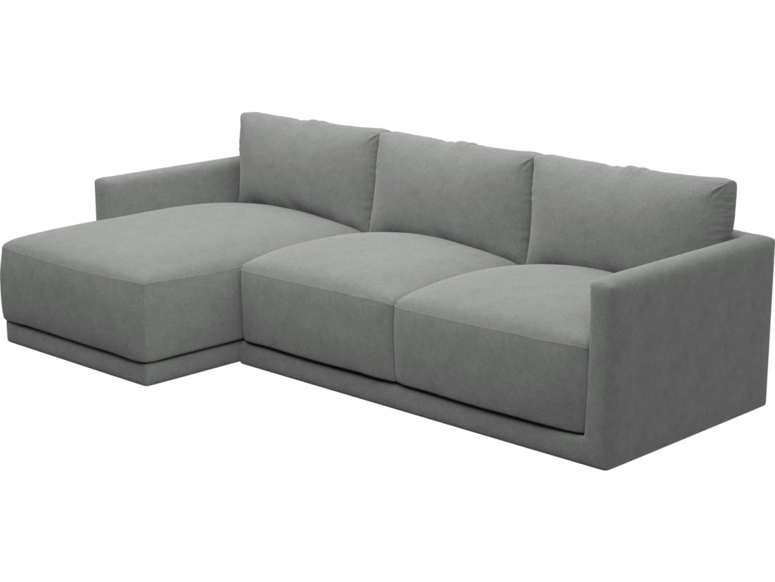 Haven Apt Maya Flint Chaise Sofa color Maya Flint