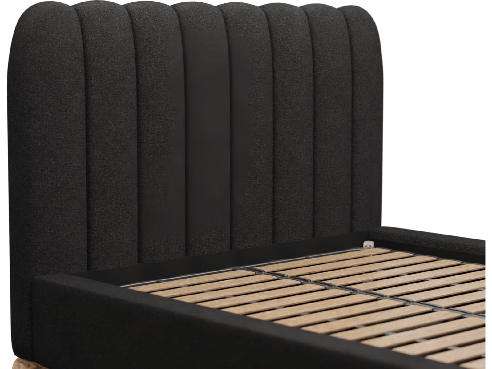 Maeve Bed California Charcoal color California Charcoal