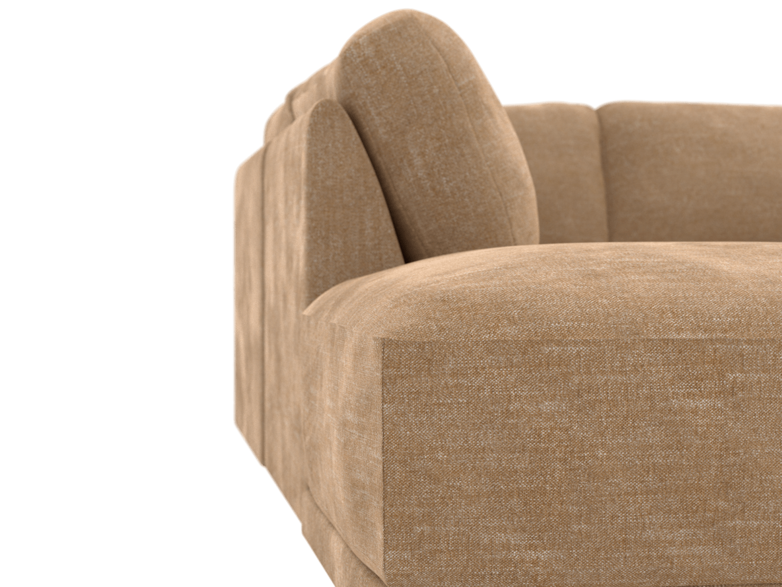 Emily Modular Sofa Avon Honey - 6 Piece color Avon Honey
