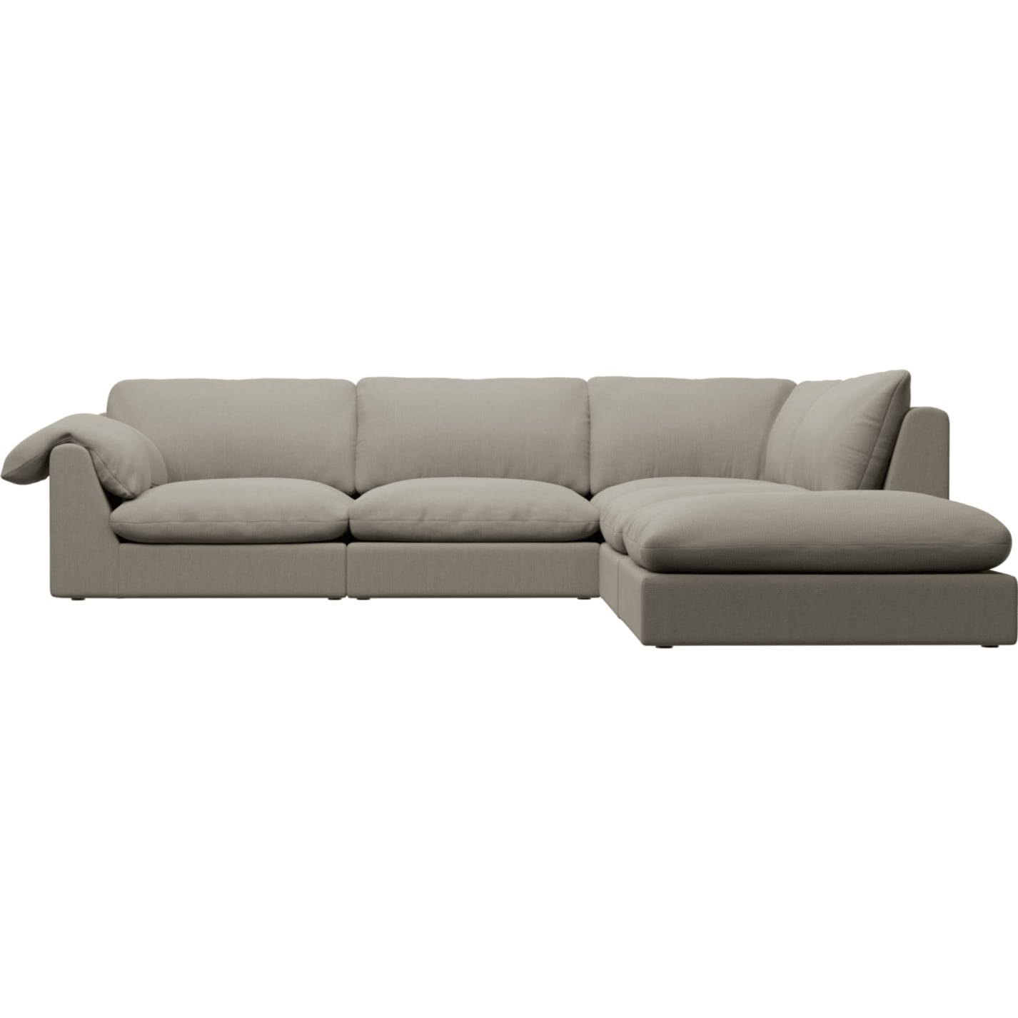 Ludlow Plaza Natural Sofa - 5 Seater RAF Terminal color Plaza Natural