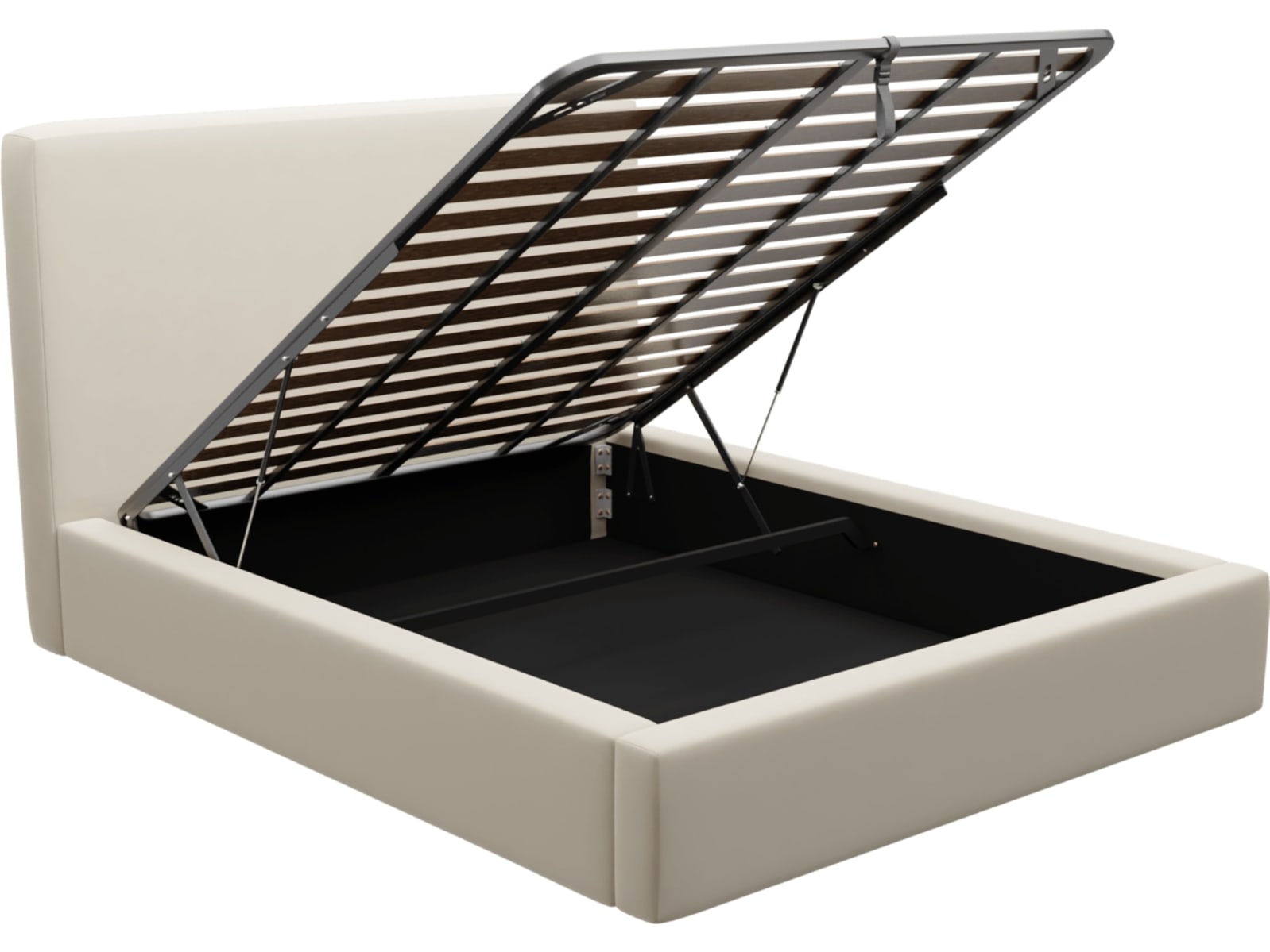 Felix Gas Lift Bed Alpine Mist color Alpine Mist