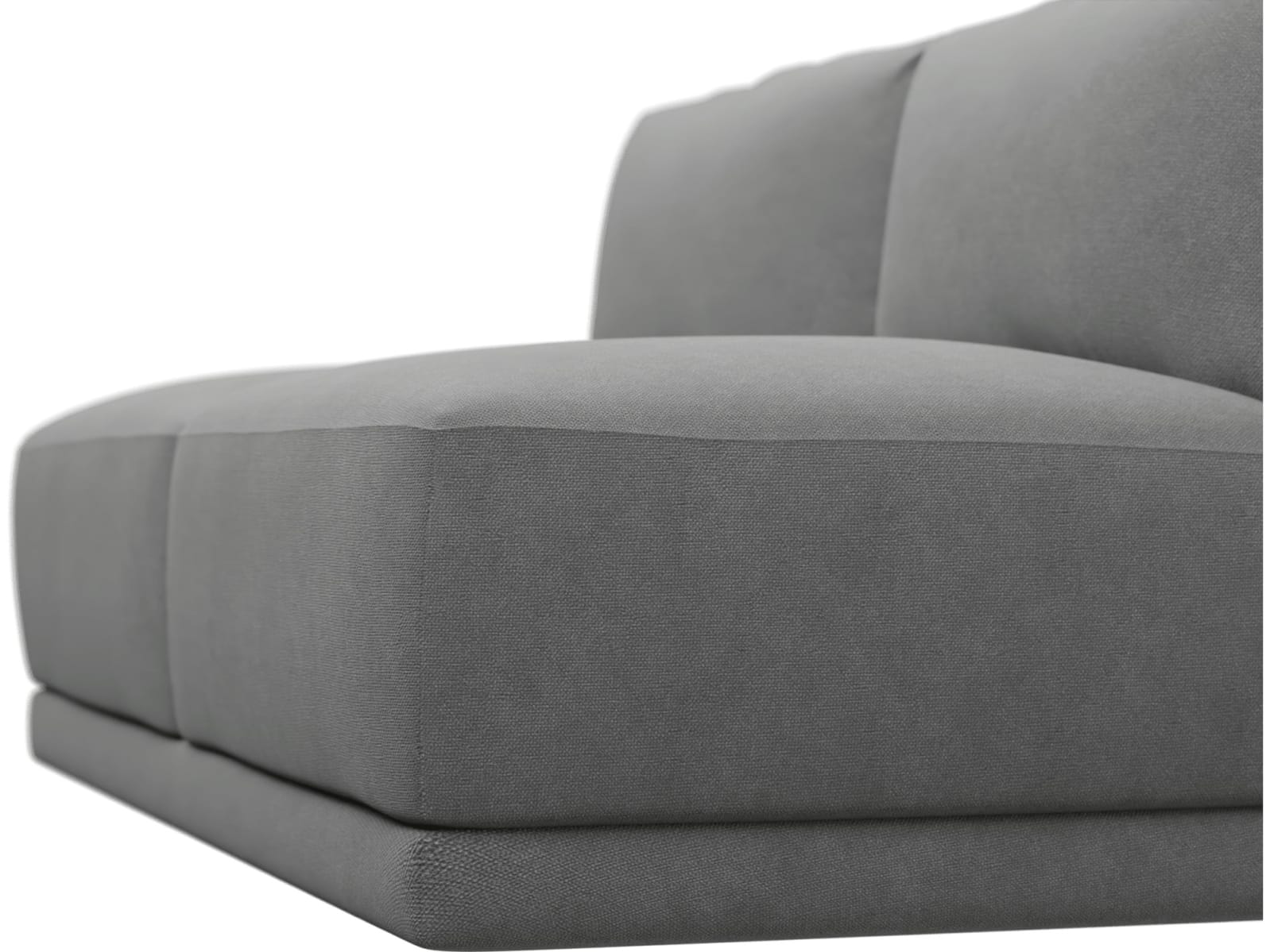 Haven Maya Flint 2 Seater Armless Sofa Module color Maya Flint