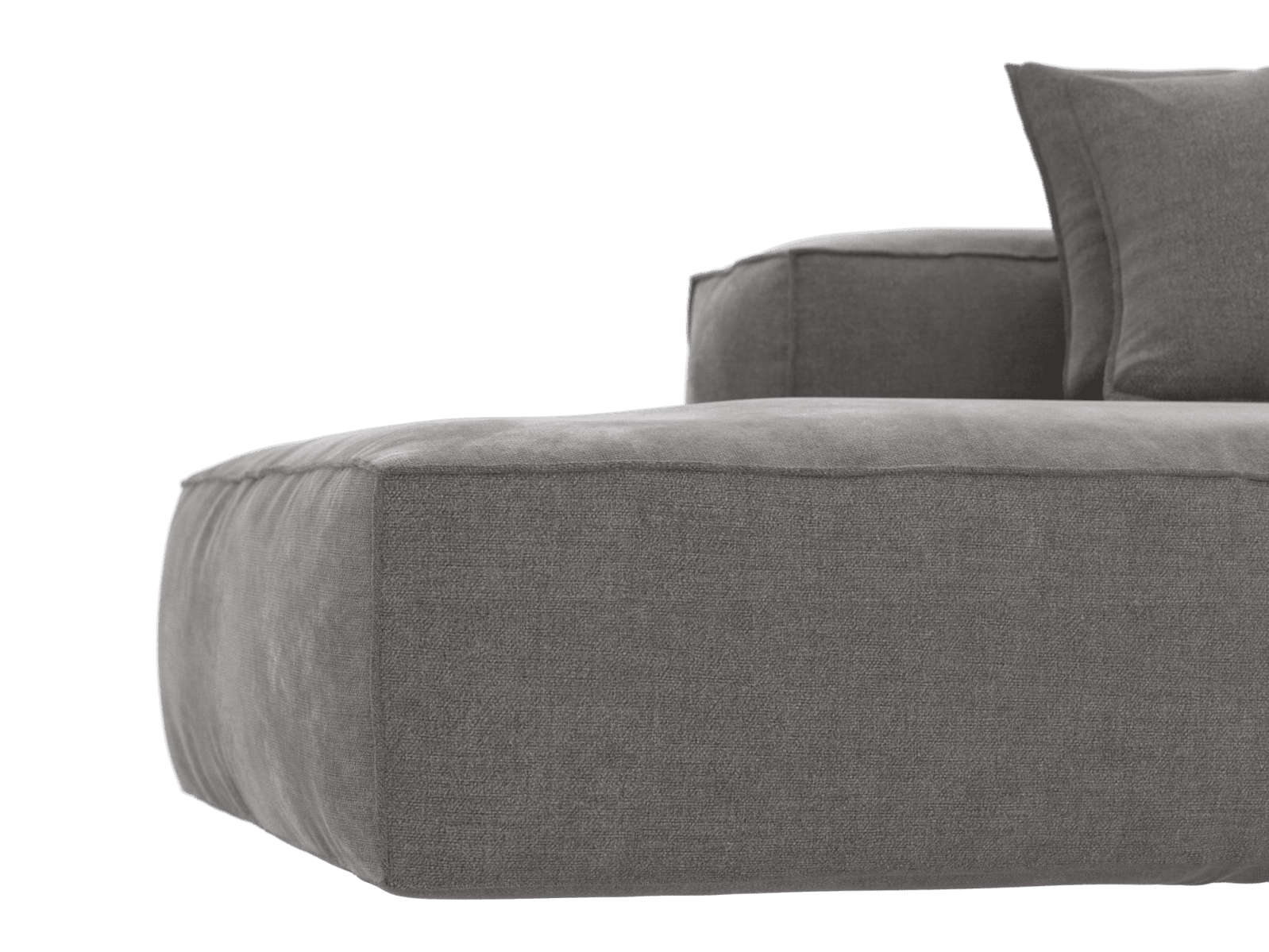 Riley Tribute Storm 6 Seater Terminal Left Modular Sofa color Tribute Storm