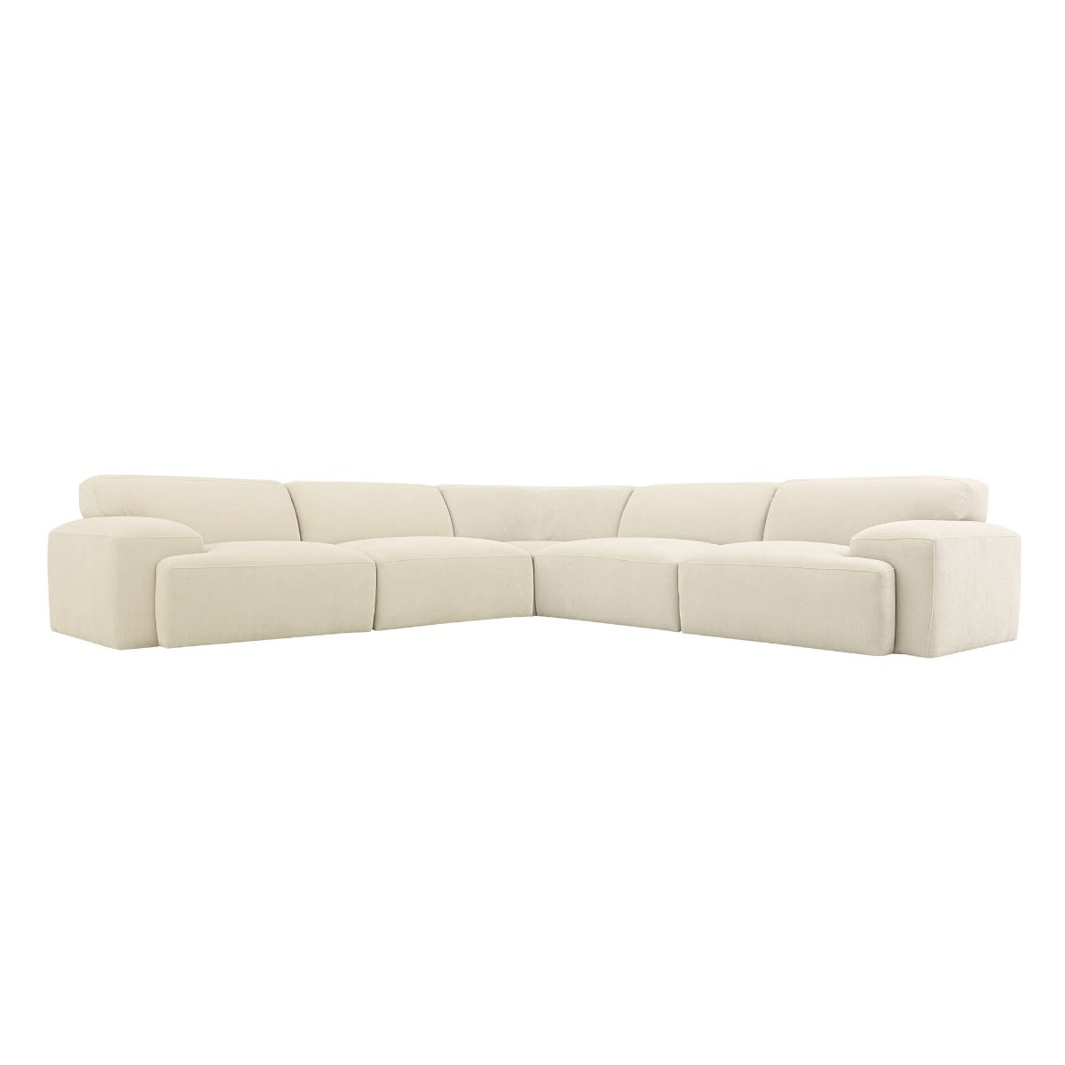 Copenhagen Alpine Mist Sofa - 5 Seater Corner Sofa color Alpine Mist