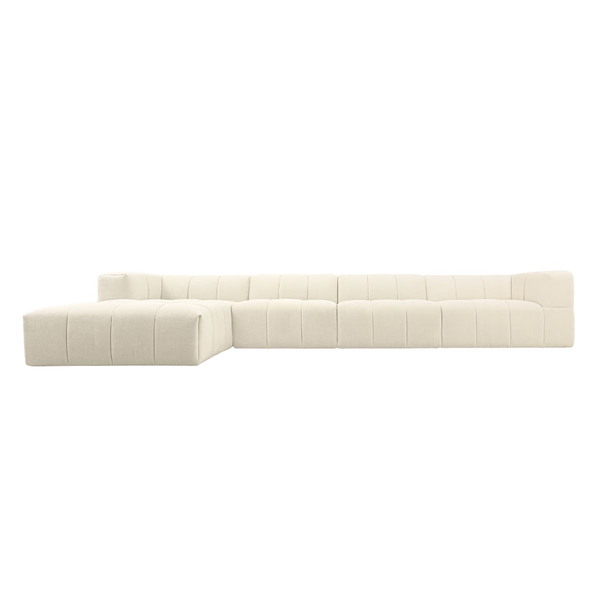 Lucello Tribute Shell Modular Sofa with Ottoman - 5 Piece color Tribute Shell