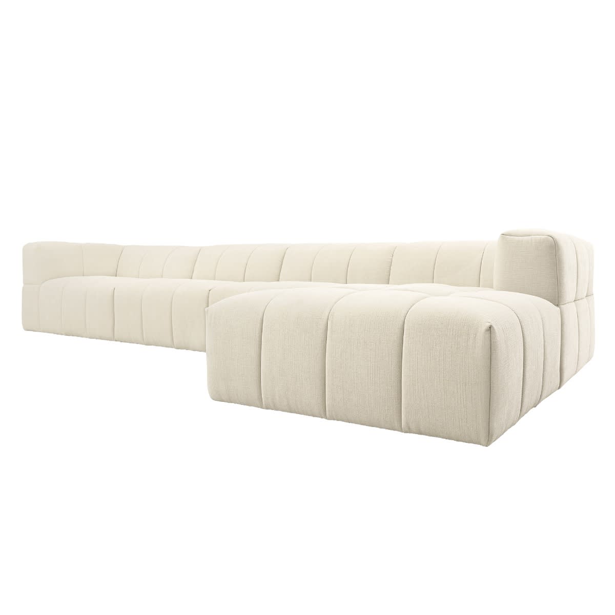 Lucello Tribute Shell Modular Sofa with Ottoman - 5 Piece color Tribute Shell