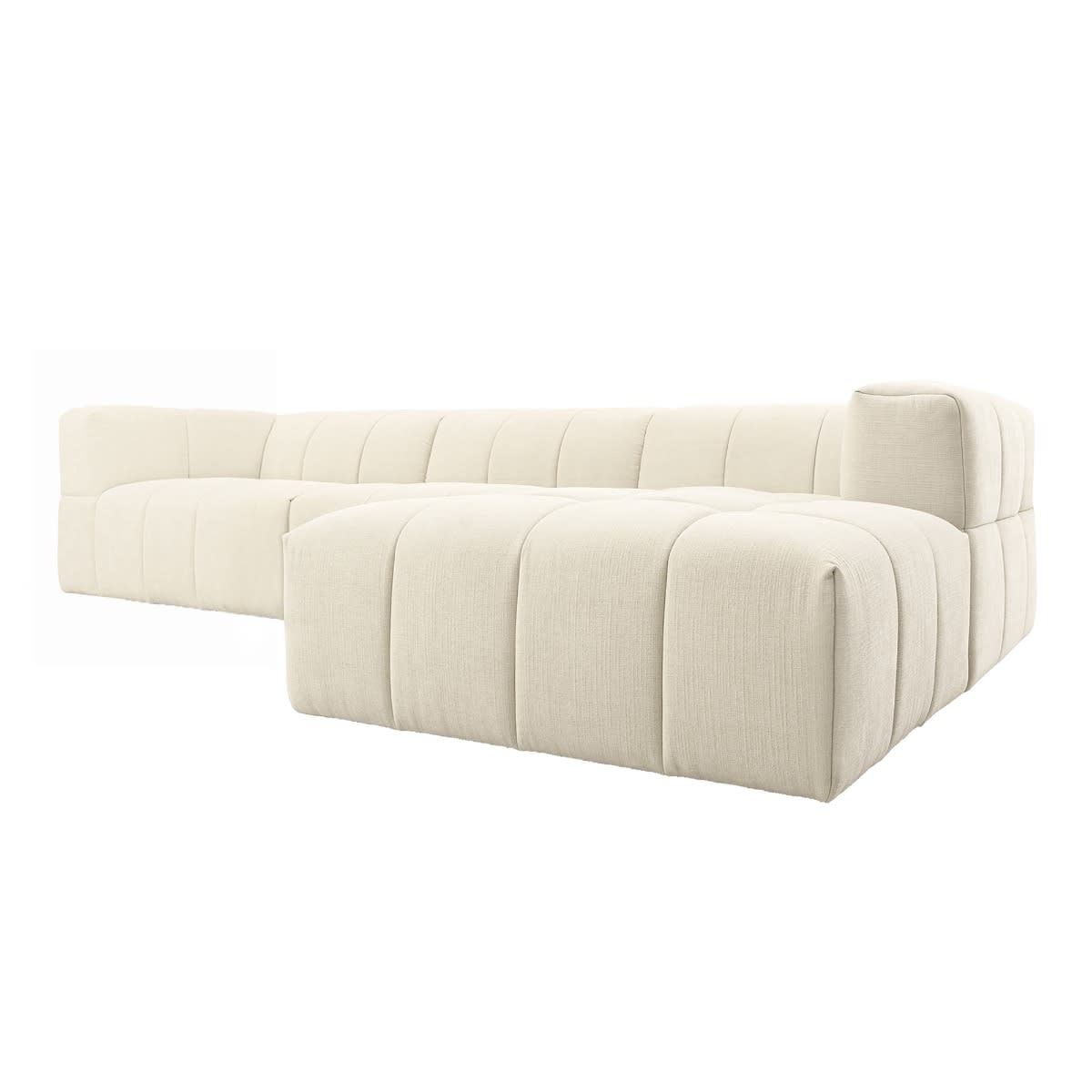 Lucello Tribute Shell Modular Sofa with Ottoman - 4 Piece color Tribute Shell