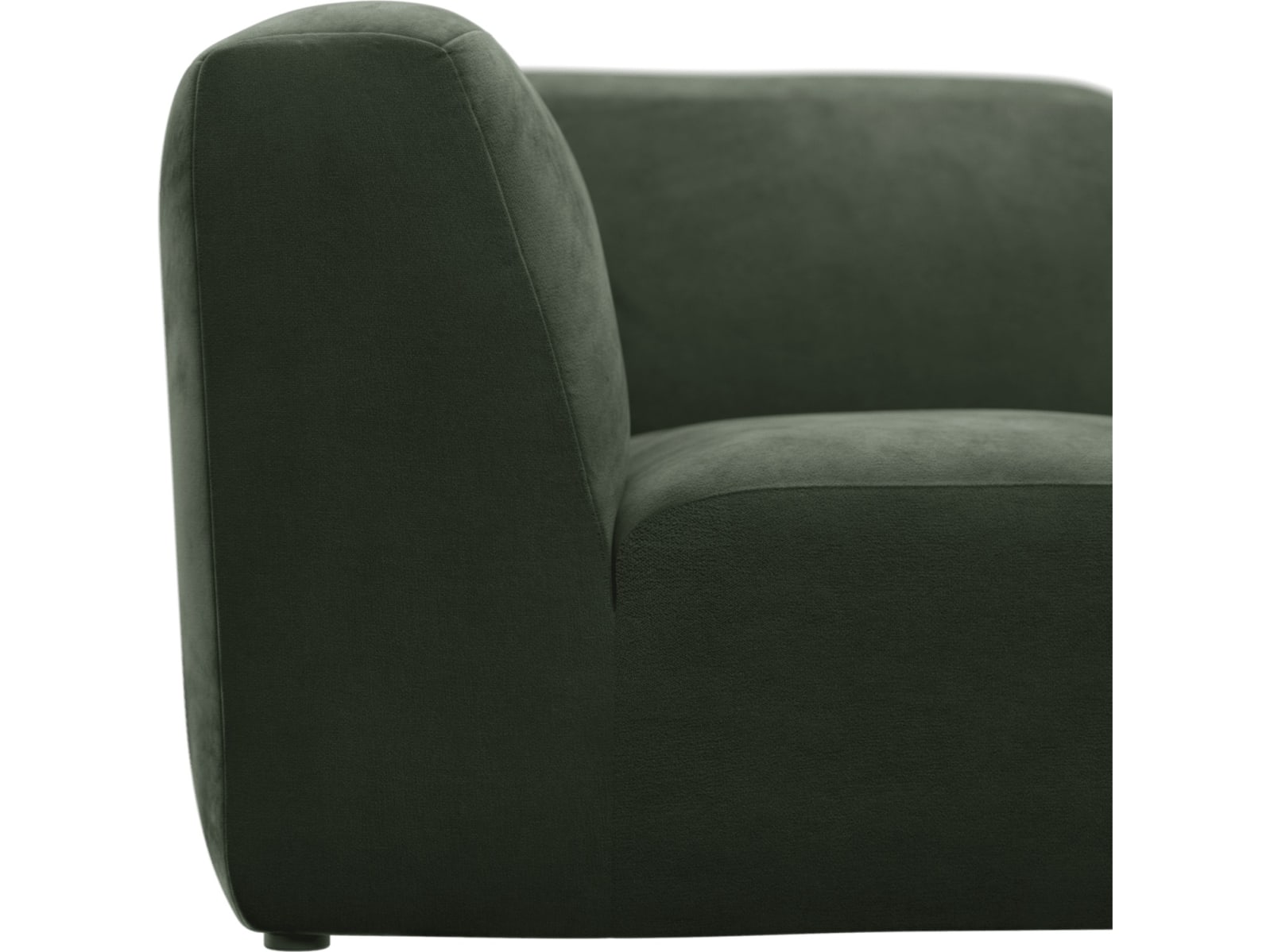 Copenhagen Muse Forest Square Corner Chair Sofa Module color Muse Forest