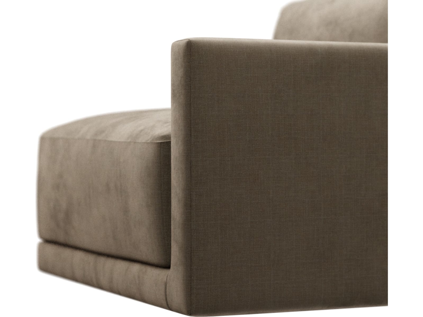 Haven Tribute Walnut Right Arm Facing Chair Sofa Module color Tribute Walnut