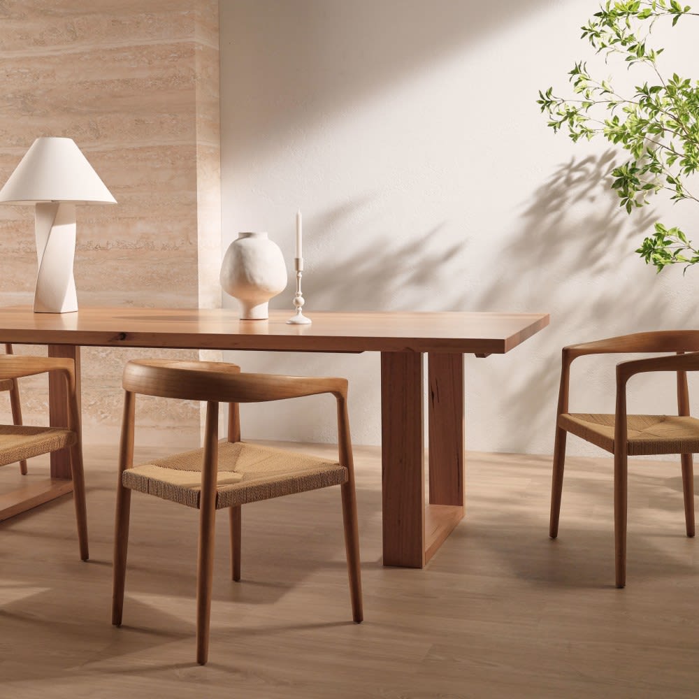 Clemence Dining Table color Natural