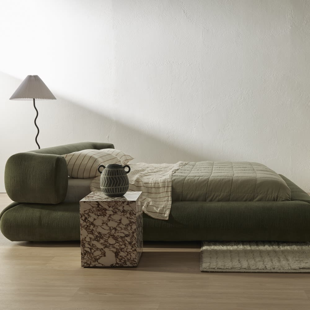 Frankie Bed Tribute Dark Jade color Tribute Dark Jade