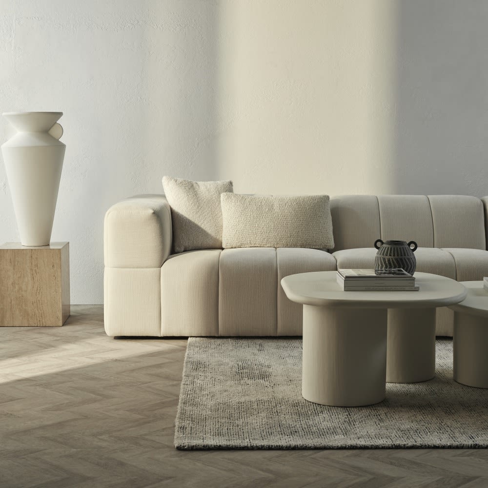 Lucello Tribute Shell Modular Sofa - 4 Piece color Tribute Shell