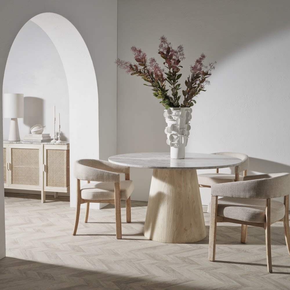 Jonah Dining Chair Brushed Elm & Natural color Brushed Elm / Natural