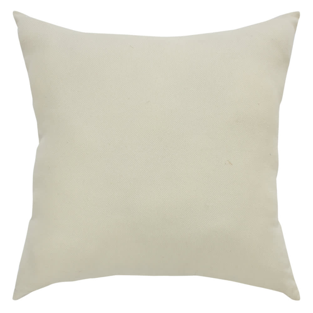 Taos Cushion Cotton Wool Natural - 50cm x 50cm color Natural