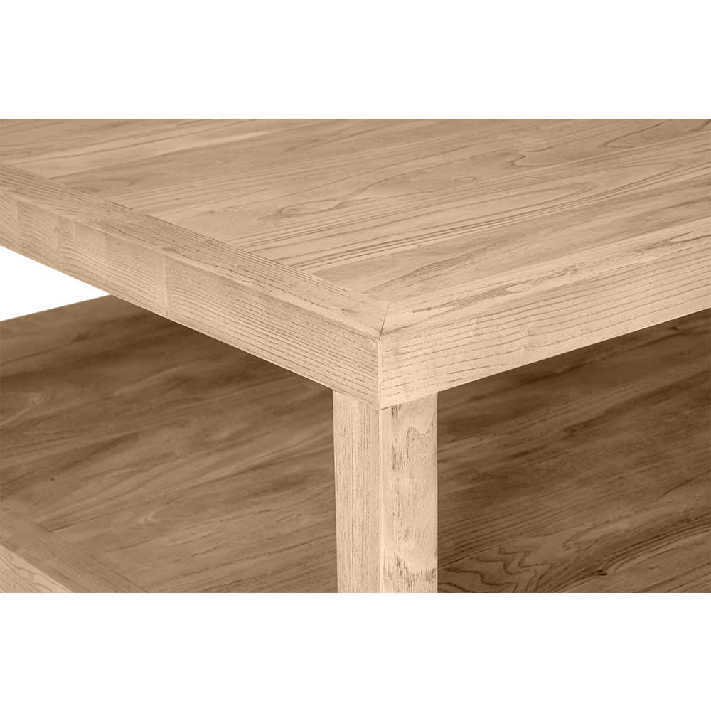 Coast Reclaimed Elm Square Coffee Table color Natural