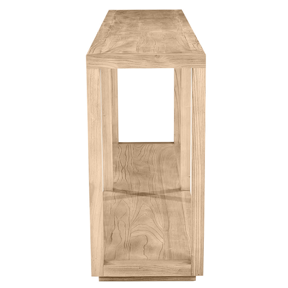 Coast Reclaimed Elm Console Table color Natural