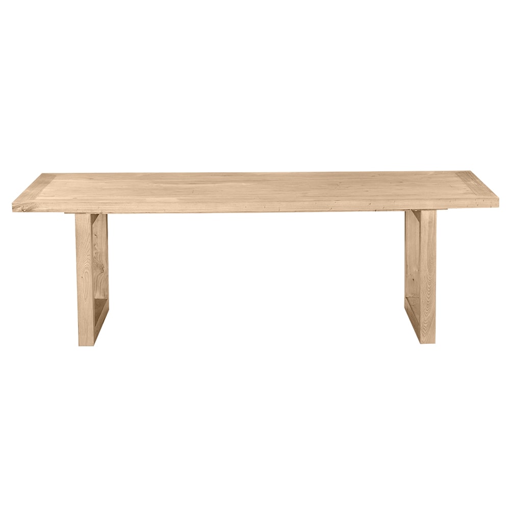 Coast Dining Table Reclaimed Elm - 270 cm color Natural
