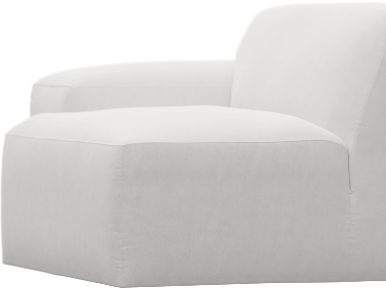 Copenhagen Muse Frost Left Arm Facing Sofa Module color Muse Frost