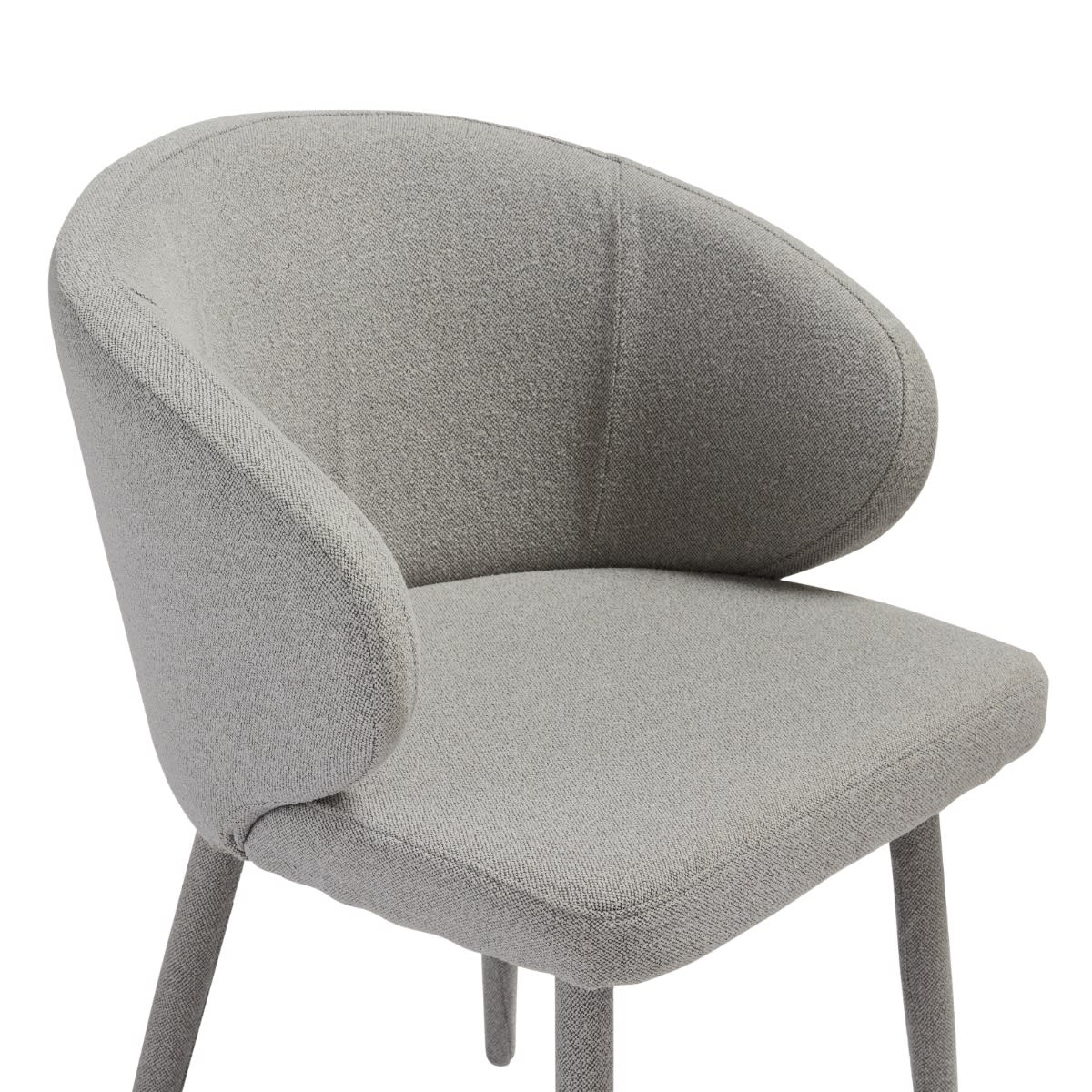 Papillon Dining Chair Grey color Grey