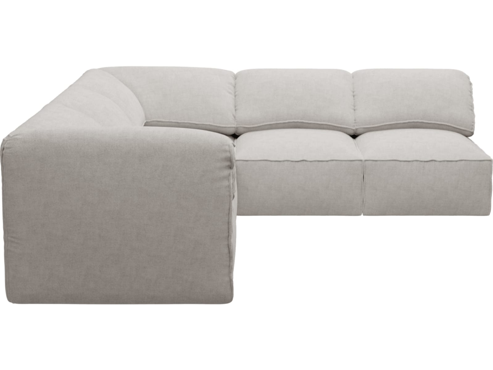 Kai Avon Mineral Modular Sofa - 5 Seater color Avon Mineral