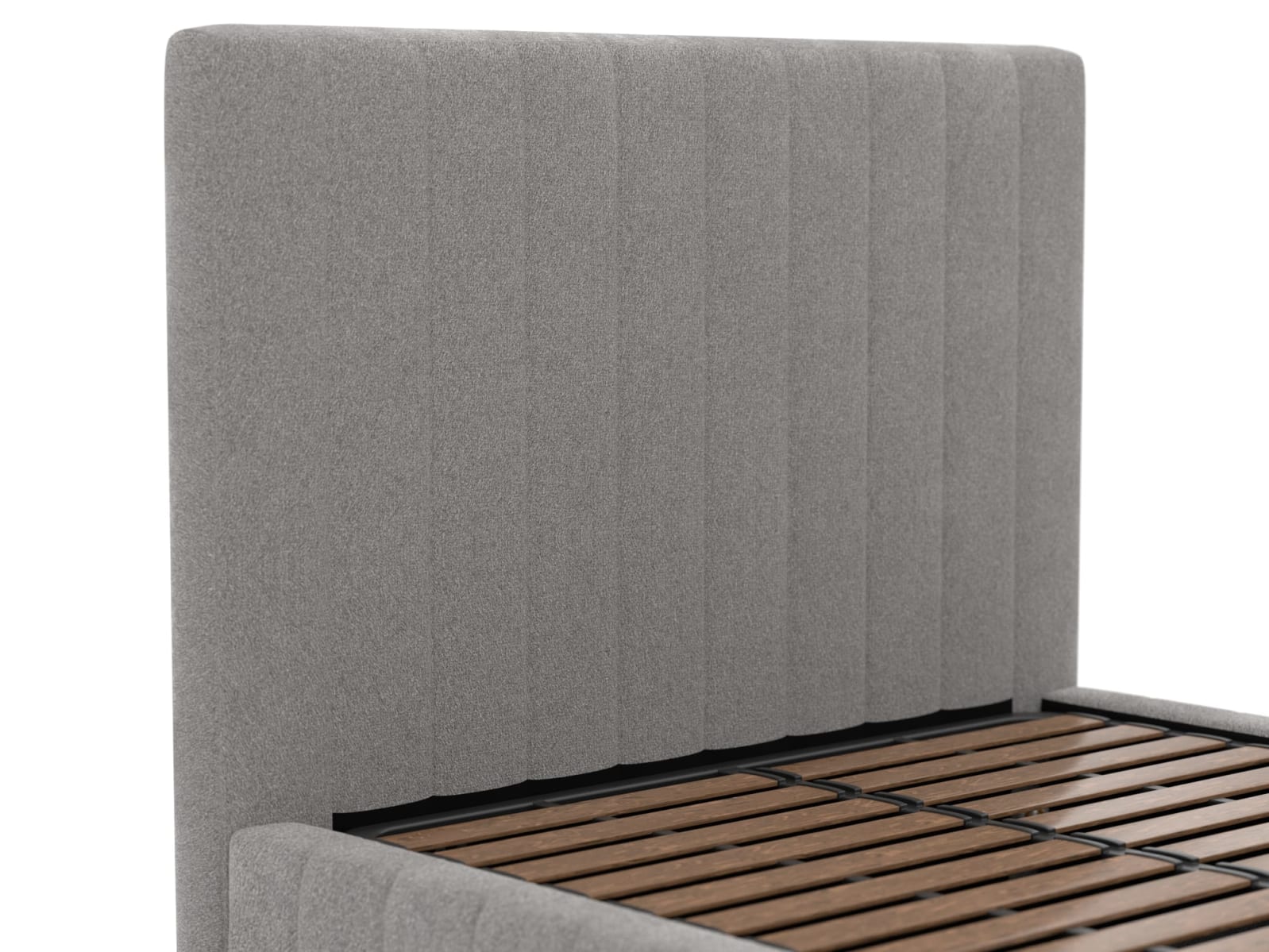 Brentwood Gas Lift Bed Toorak Pebble color Toorak Pebble
