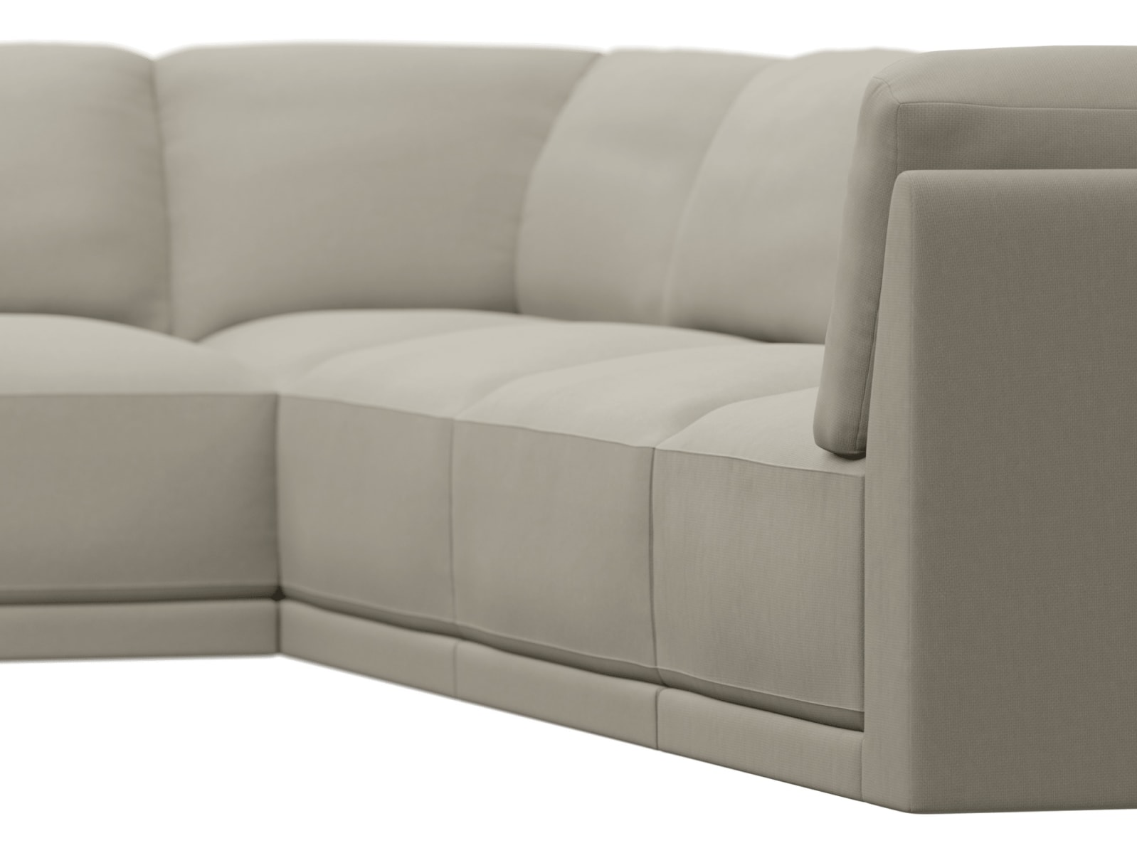 Emily Modular Sofa Plaza Natural - 6 Piece color Plaza Natural