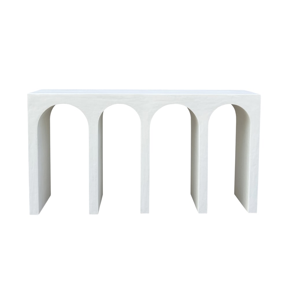 Delphi Console Table Pure White color White