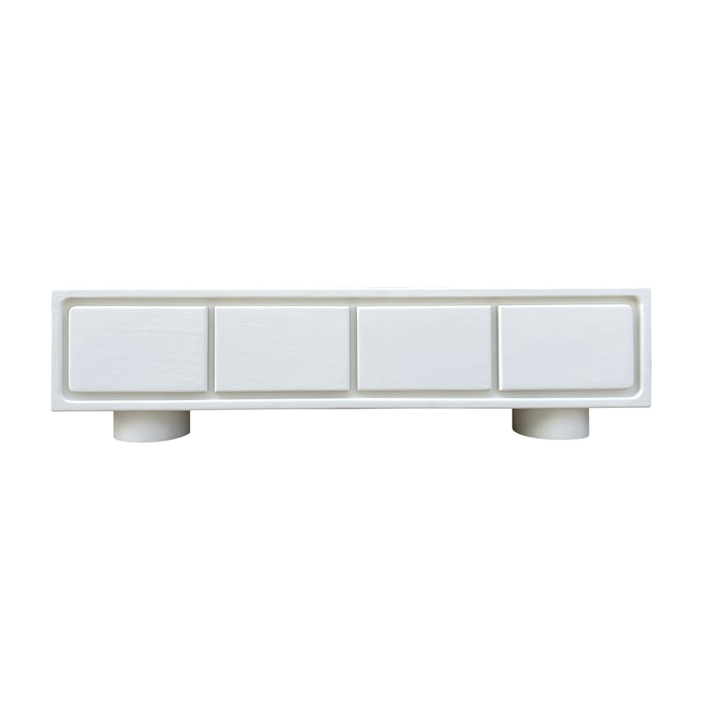 Delphi TV Unit Pure White - 230cm color White