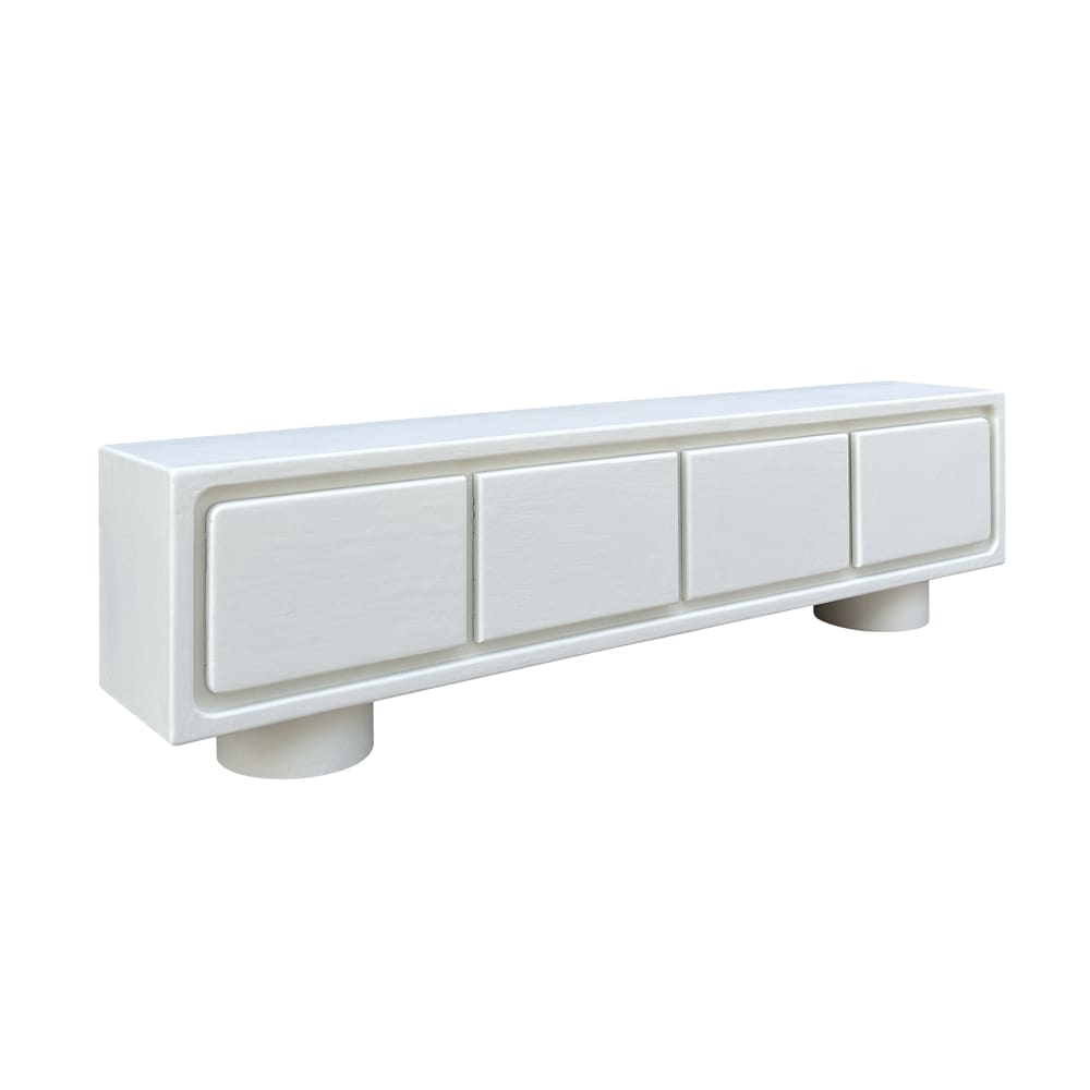 Delphi TV Unit Pure White - 230cm color White