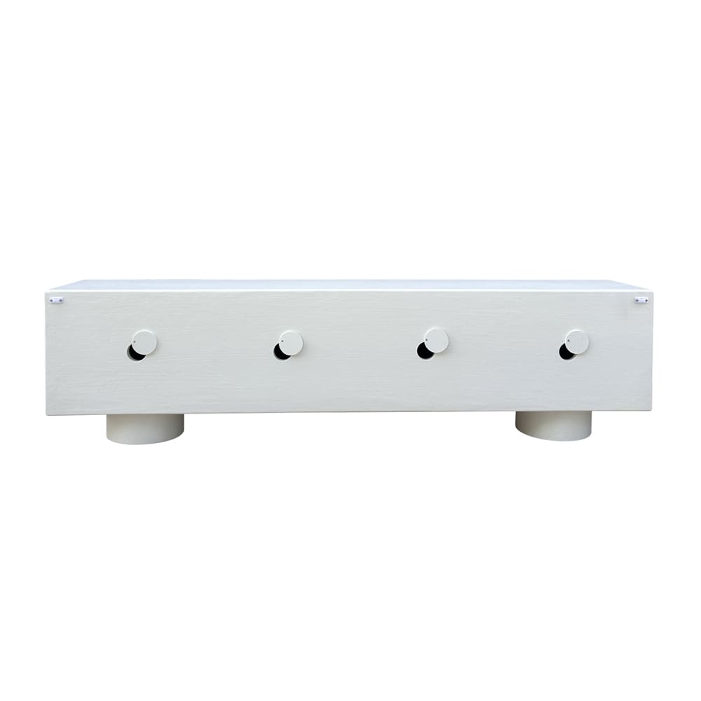 Delphi TV Unit Pure White - 230cm color White