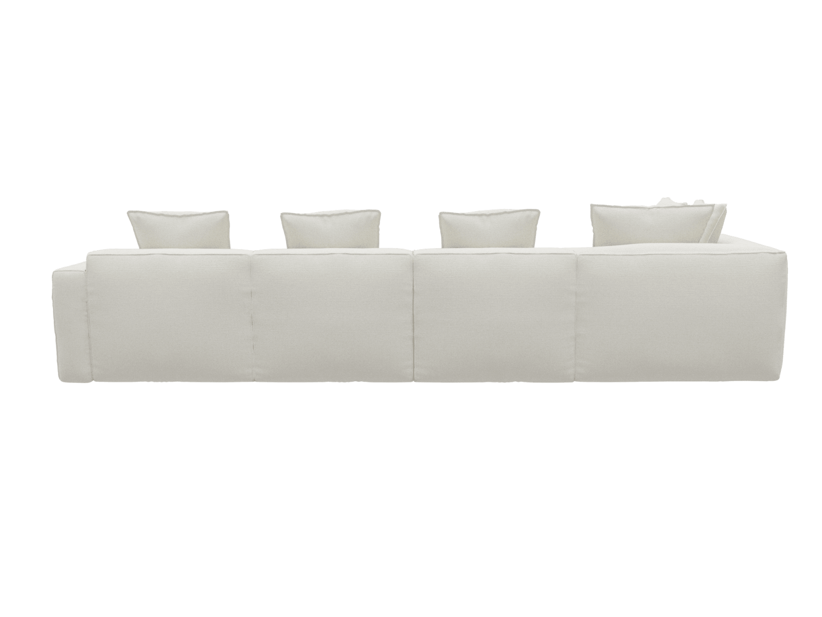 Riley Apt Tribute Shell Sofa - 6 Seater LAF Terminal color Tribute Shell