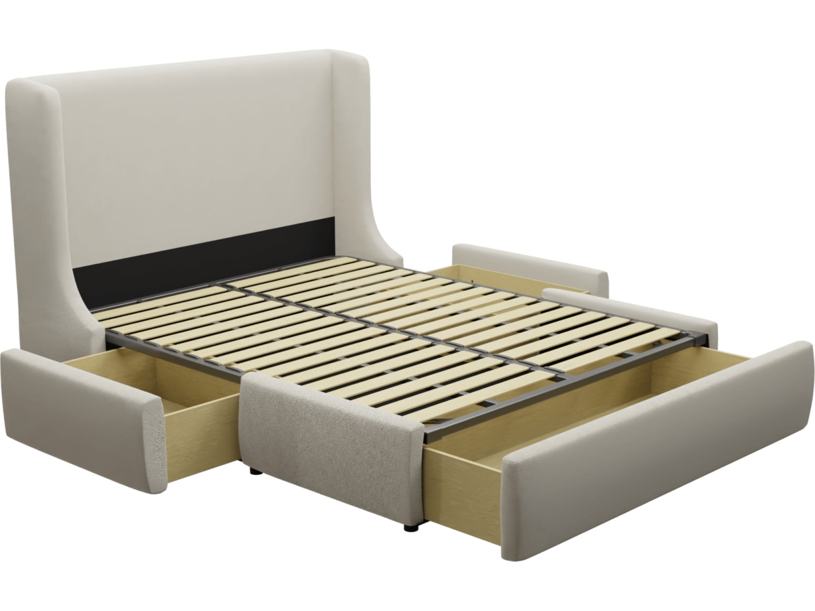 Lucy Drawer Bed Noa Desert color Noa Desert
