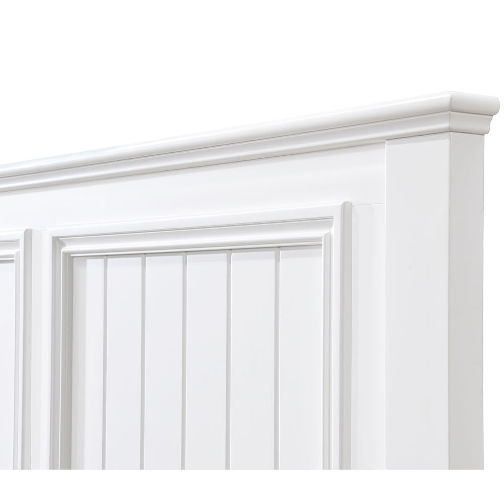 Mandalay Bed White - Double color White