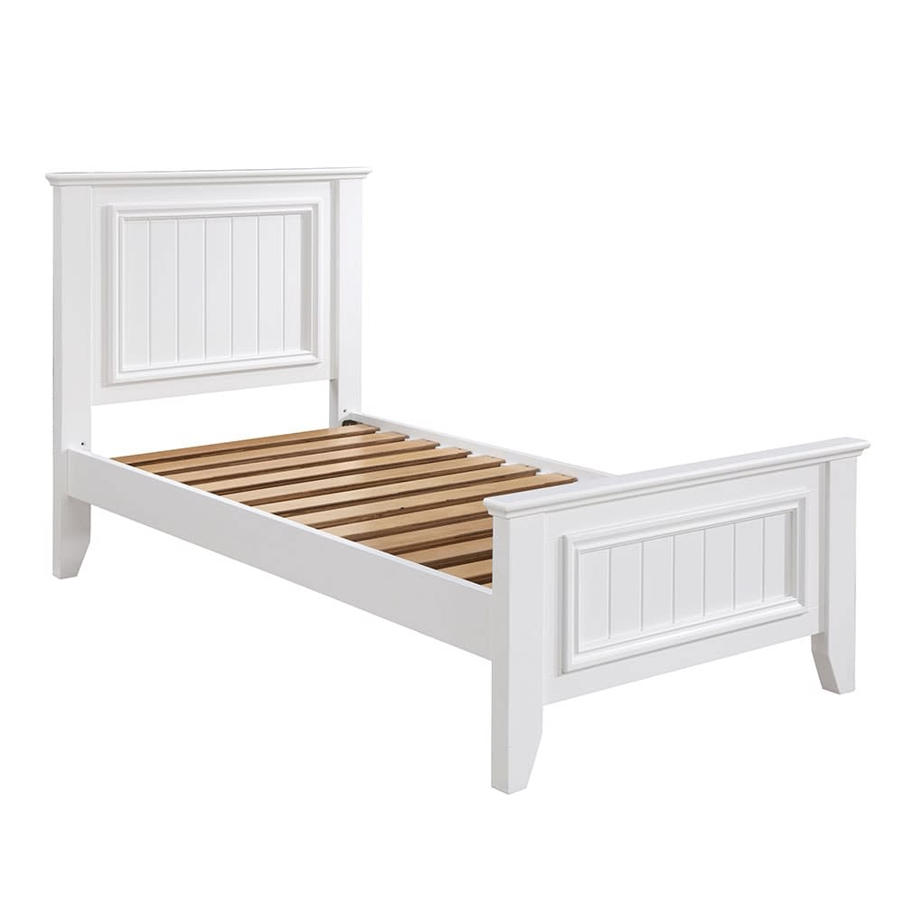 Mandalay Bed White - King Single color White
