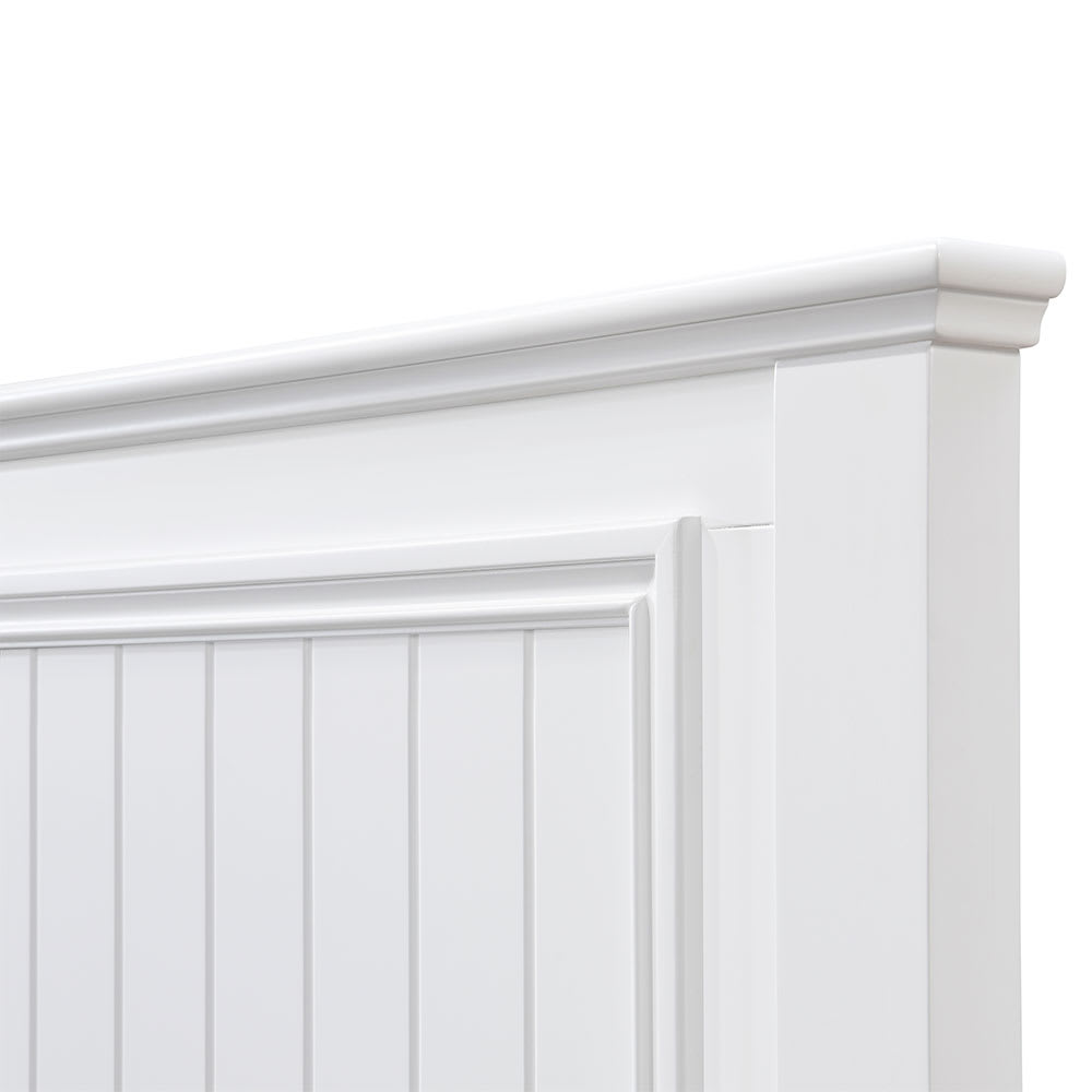 Mandalay Bed White - King Single color White