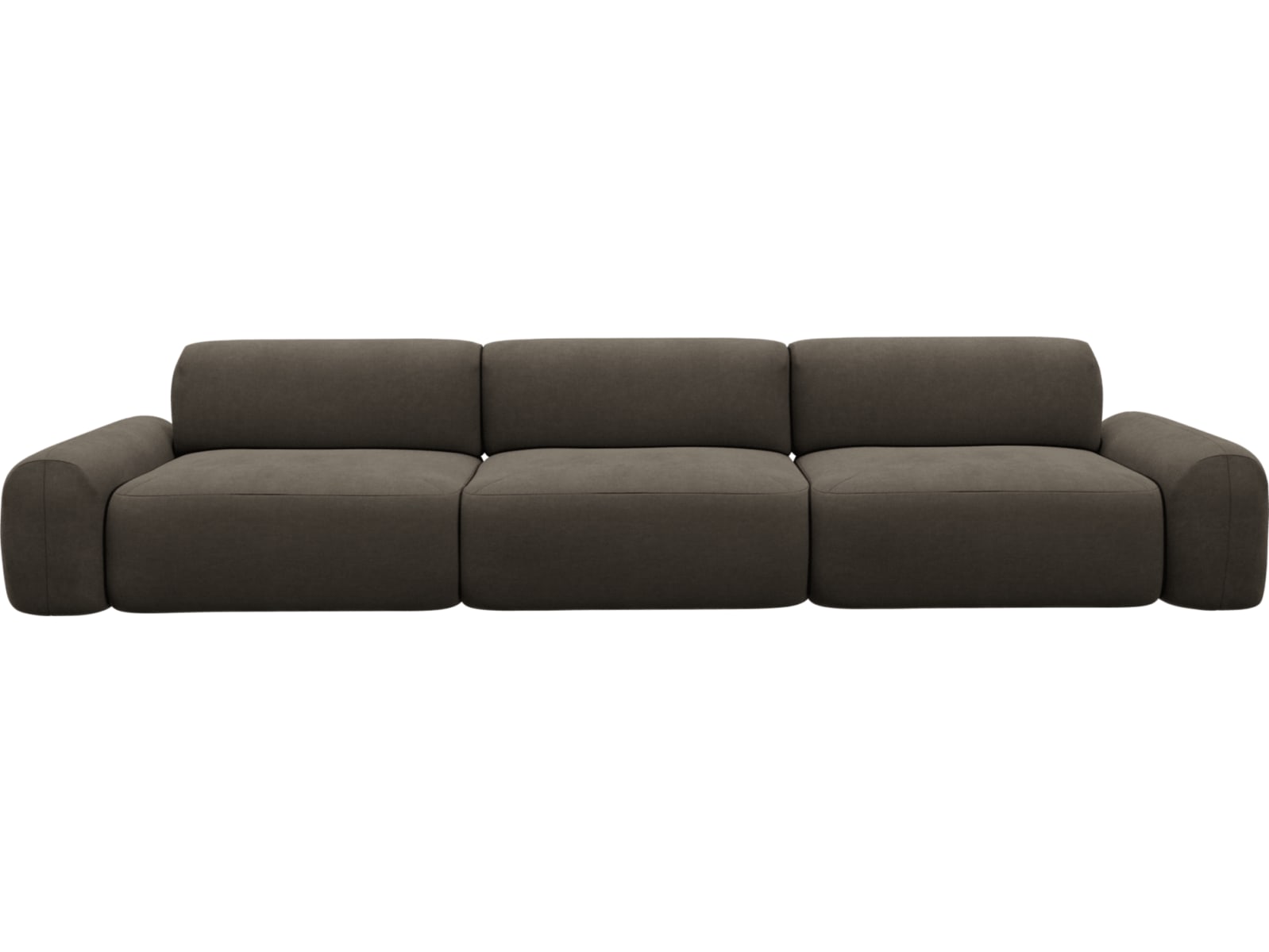 Beckett Muse Mink Modular Sofa - 3 Seater color Muse Mink