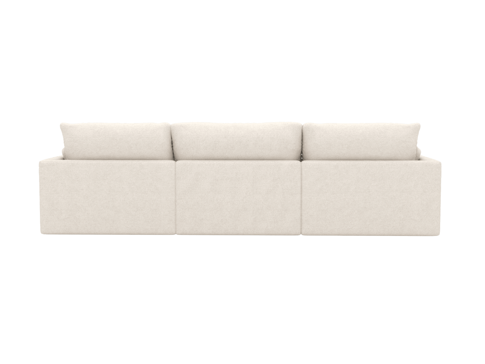 Willow Noa Fog Modular Sofa - 3 Seater color Noa Fog