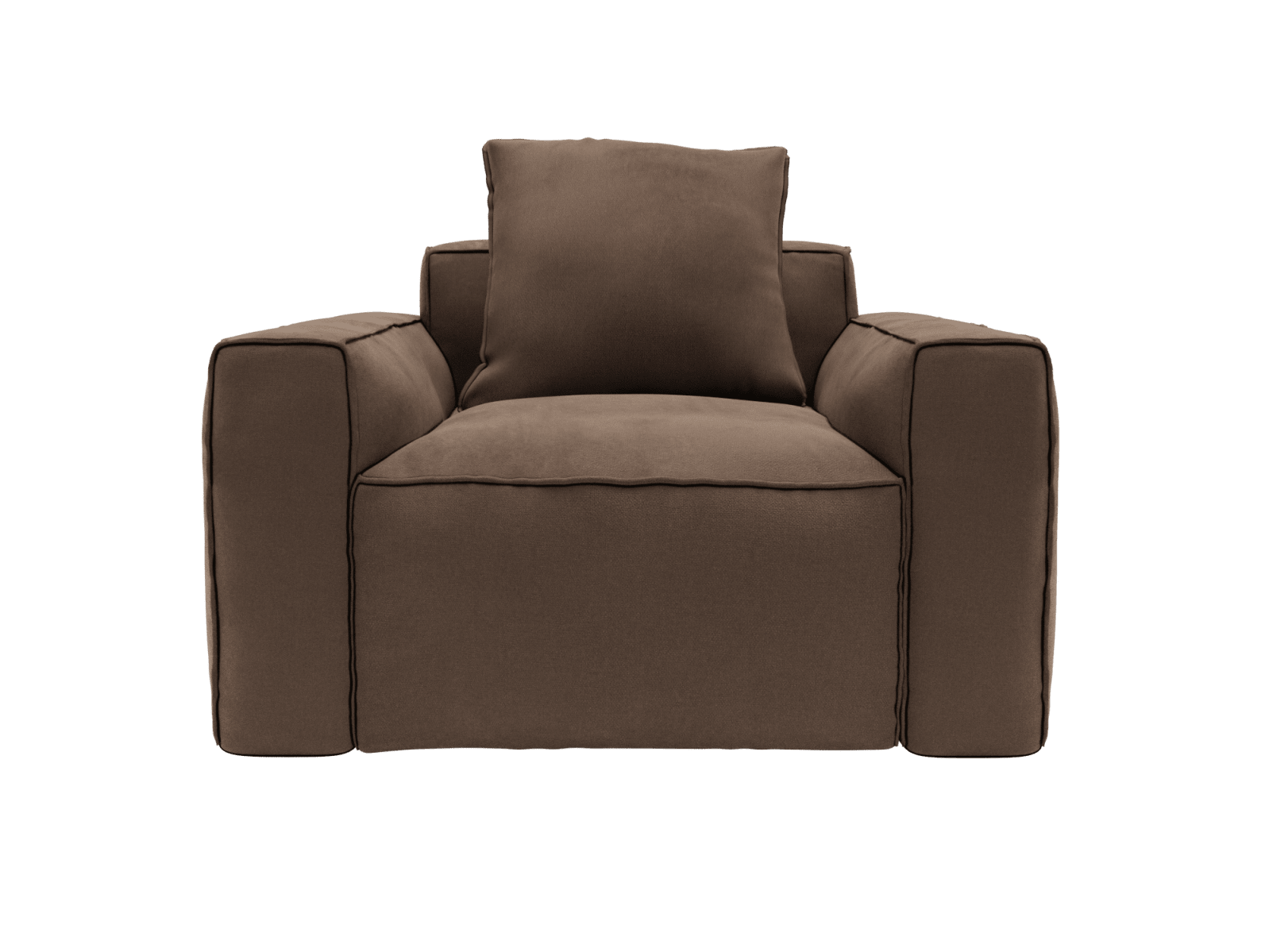 Riley Apt Muse Chocolate Slip Cover color Muse Chocolate