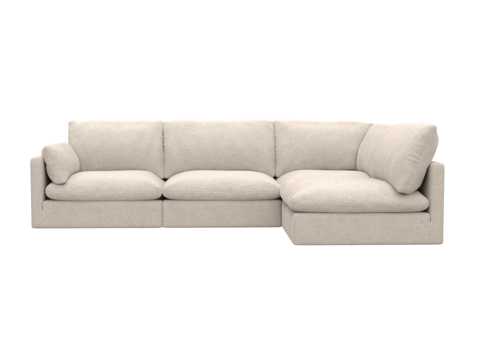 Willow Noa Desert Modular Sofa RAF - 4 Seater color Noa Desert