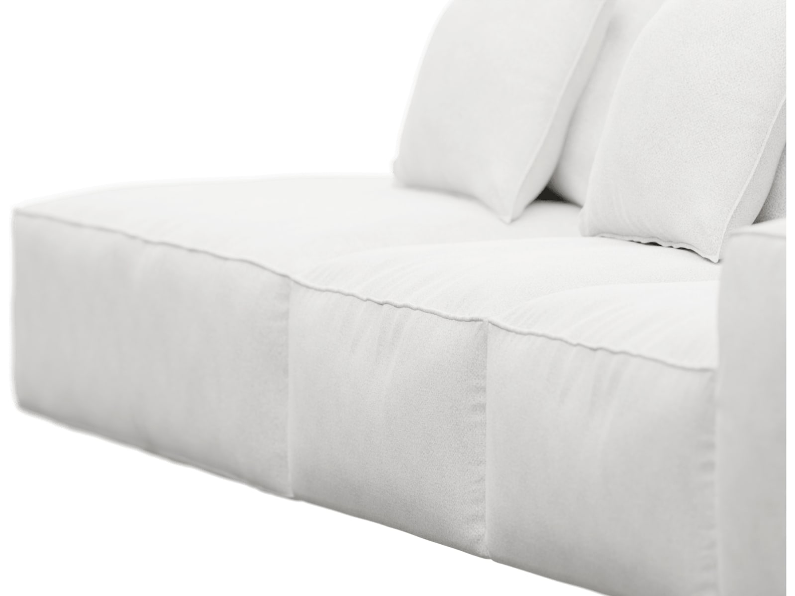 Riley Noa Fog Modular Sofa - 1x Arm, 2x Armless, 1x Left Terminal color Noa Fog